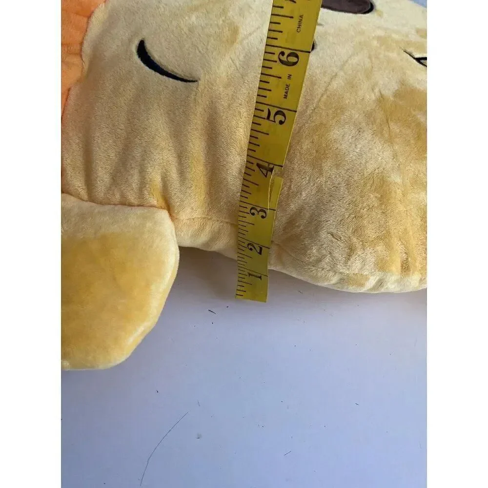 Disney‎ Winnie Pooh Halloween Pumpkin Hat Soft Decorative Accent Pillow NEW